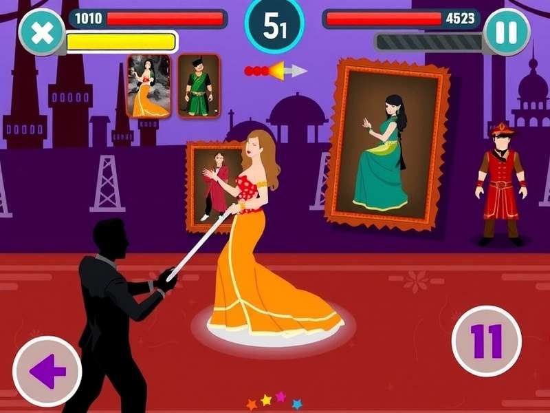 Bollywood Bounce Pro gameplay screenshot
